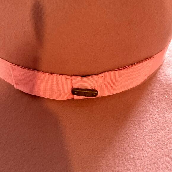 San Diego Hat Company Pink Wool Felt Fedora Gaga Joanne Sz O/S NWT - Picture 4 of 13